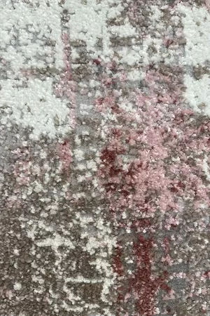 Абстрактна пътека Аксел в розово, бежово и бяло