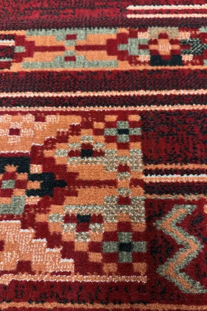 Червен етно килим Berber