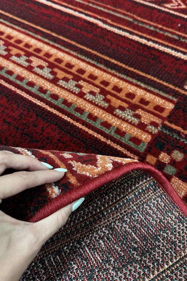 Червен етно килим Berber