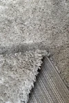 Мек бежов рошав шаги килим Cloudy