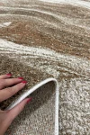 Килим Trend мраморен ефект с теракота