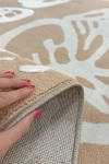 Розов детски килим Pastel с пеперуди