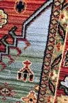 Класически тъмночервен килим Антик