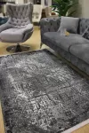 Абстрактен килим Марвел в сиво и антрацит