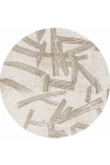 Кръгъл килим Kanji Dune джапанди