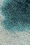 Килим Aquarelle Storm тюркоаз форма бъбрек