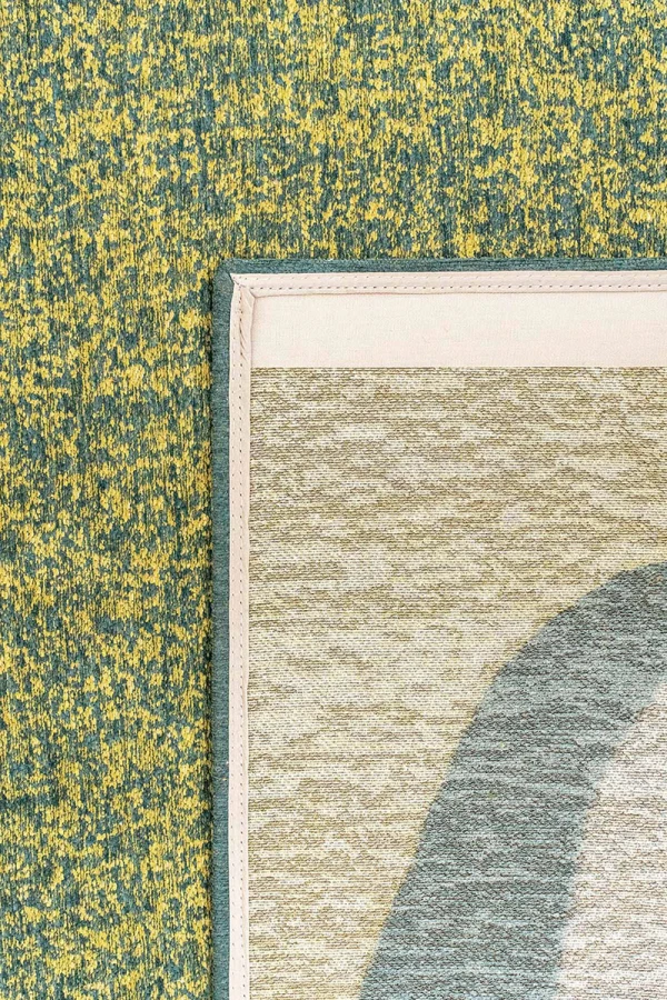 Килим Marble Larch тюркоаз и зелено