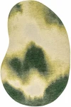 Килим Aquarelle Leaf форма бъбрек