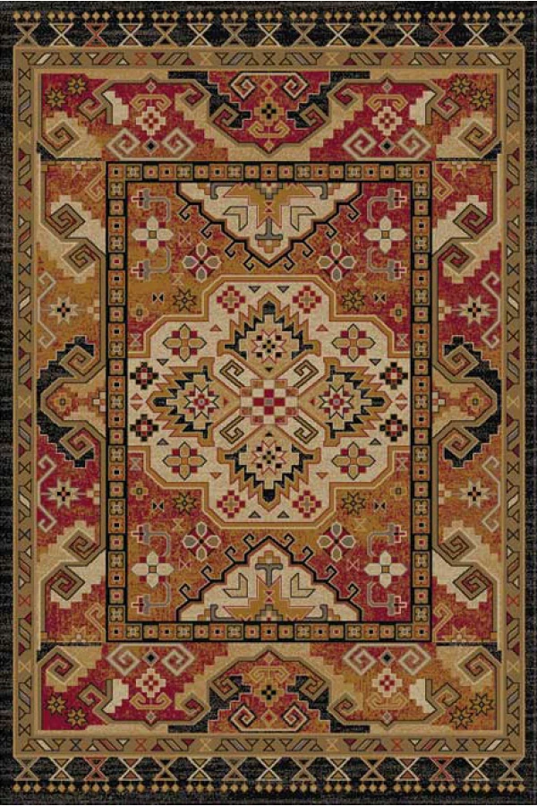 Персийски червен етно килим Berber
