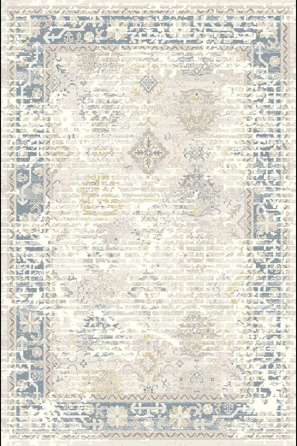 Винтидж килим Pastel със синьо