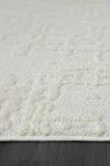 Супер мека структурирана пътека Wool в бяло