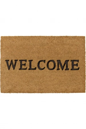Кокосова изтривалка с гумен надпис Welcome 40/60