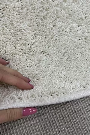Бял шаги мокет Баунти
