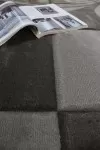 Сив килим Флория с флорални мотиви