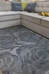 Сив килим Престиж на рози