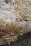 Кафяв шаги килим Спаго