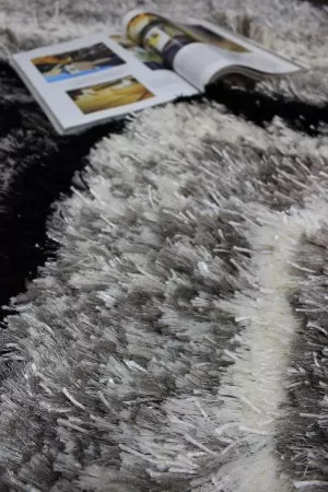 Сив шаги килим Спаго