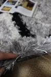 Сив шаги килим Спаго