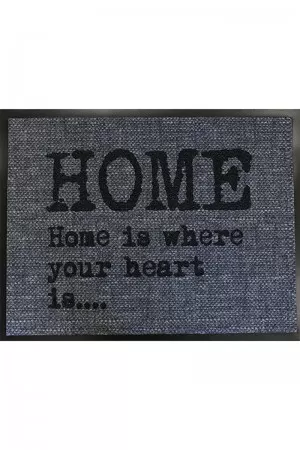 Сива входна изтривалка Home