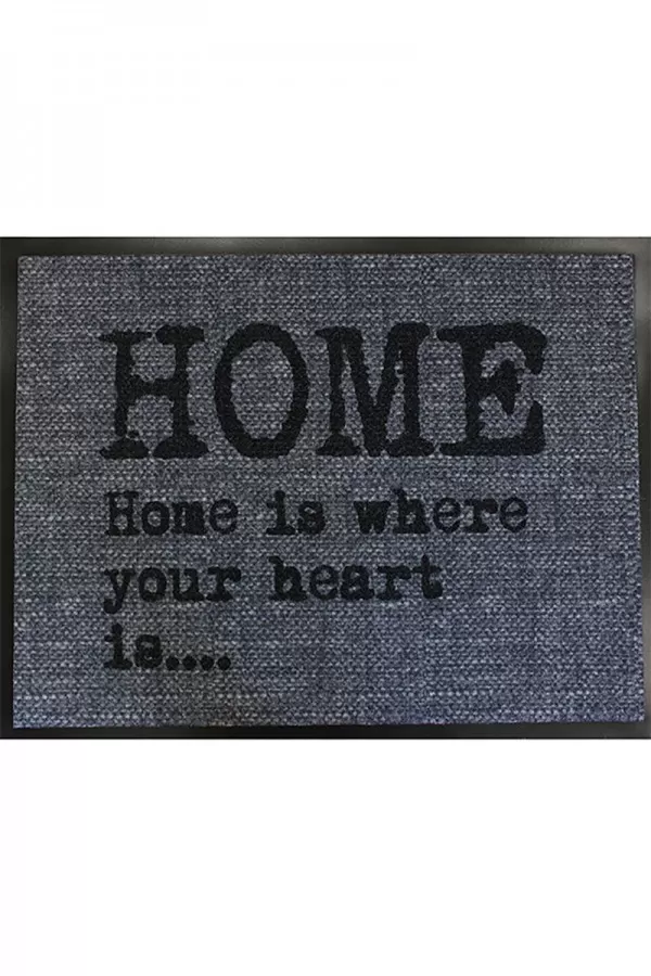 Сива входна изтривалка Home