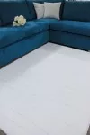 Бял килим Уникат на райета