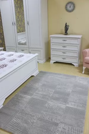 Сив килим Касъл на квадрати