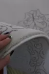 Сив класически килим Касъл