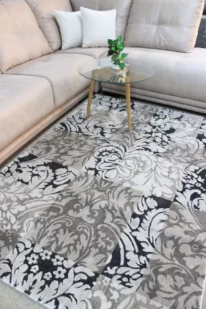 Кафяв пачуърк килим Тату