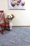 Сив килим Левъл зебра