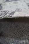Тъмносив килим Котаж с пачуърк