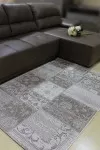 Бежов килим Котаж с пачуърк
