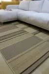 Килим Котаж на кафеви райета