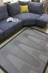 Сив килим Котаж на вълни
