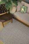 Бежов килим Джърси плетеница