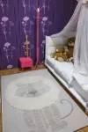 Бежов детски килим Навахо с лъвче