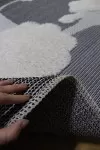Сив детски килим Навахо с куче