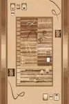 Бежова мокетена пътека с абстрактни фигури