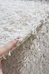 Бял шаги мокет Капри