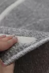 Сив килим Сохо на триъгълници
