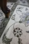 Вълнен килим Антик със зелено