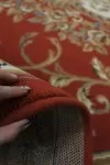 Червен класически килим Ренесанс от вълна