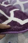Лилав килим Матрикс мароканска шарка