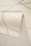 Бял килим Сканди на линии