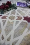 Вълнен килим Белла на геометрични фигури