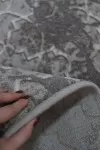 Бежов вълнен килим Винтидж