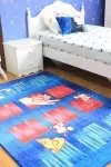 Детски килим с котка и мишка