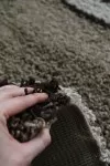 Кафяв рошав килим Софт