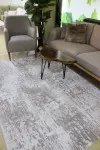 Абстрактен бежов килим Танго