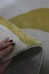 Килим Тренд на райета визон и жълто