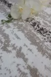Абстрактен бежов килим Супер софт